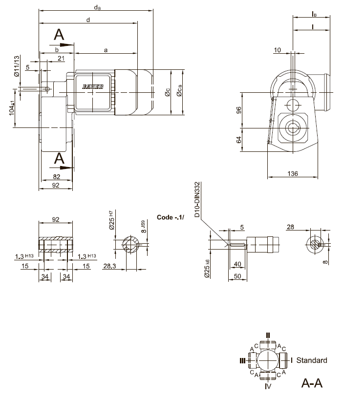 Вариант исполнения с литым моментным рычагом Вариант исполнения с литым моментным рычагом