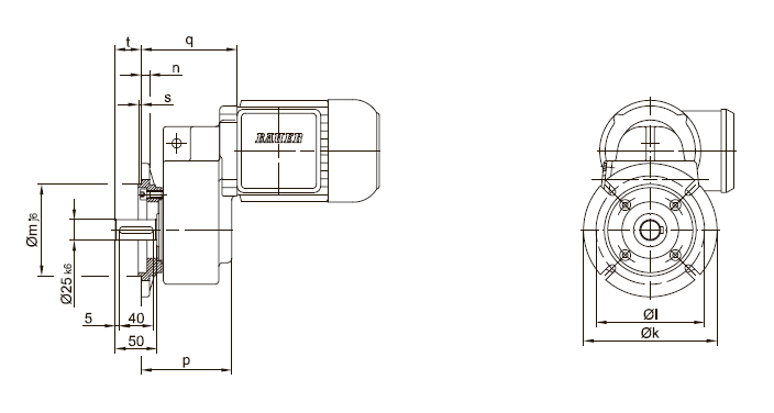 Фланец со сквозными отверстиями Фланец со сквозными отверстиями