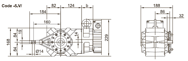 Исполнение с моментным рычагом Исполнение с моментным рычагом