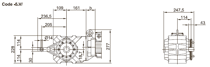 Исполнение с моментным рычагом Исполнение с моментным рычагом