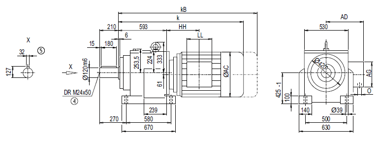 Монтажное исполнение на лапах D188, Z188 Монтажное исполнение на лапах D188, Z188