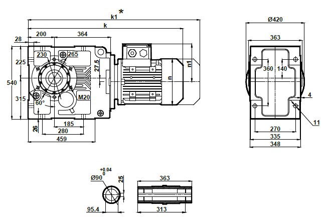Монтажное исполнение KR773.00 Монтажное исполнение KR773.00