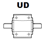 Двусторонний выходной вал
