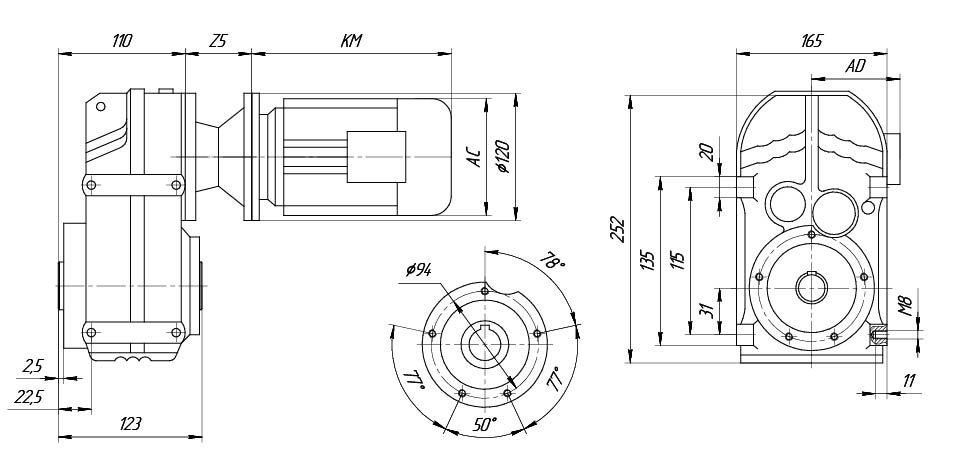 VRP405 размеры VRP405 размеры