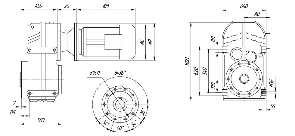 Редуктор VRP450 Редуктор VRP450
