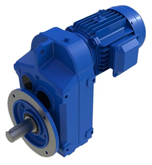 Редуктор VRP с выходным цилиндрическим валом и фланцем