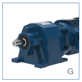 На лапах с выходным валом