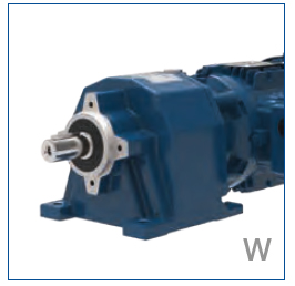 Монтаж на лапах и фланцевое исполнение B14 с выходным валом